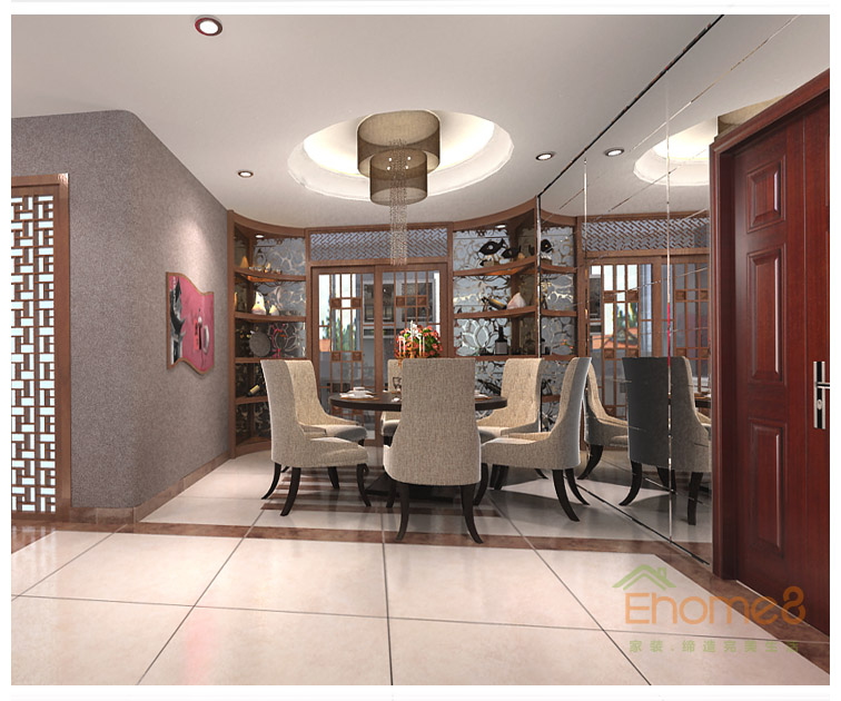 大美天第餐廳吊燈裝修效果圖