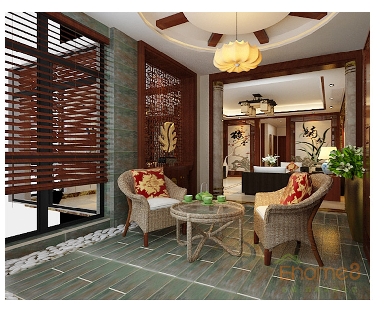 大美天第休息間擺設裝修效果圖2