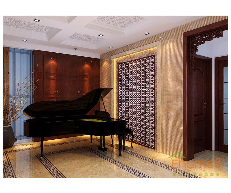 大美天第躍層二樓入戶效果圖1321