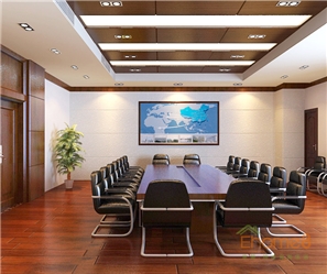 歐式氣派辦公會(huì)議室裝修效果圖