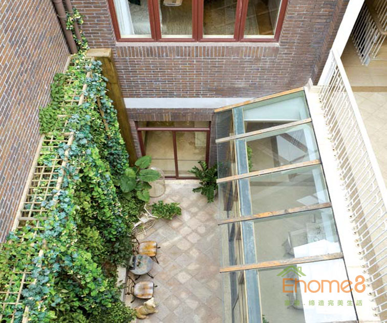 227㎡別墅歐洲花園風(fēng)格休閑處裝修效果圖