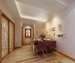 金色世紀63㎡兩房一廳現代簡約風格裝修效果圖