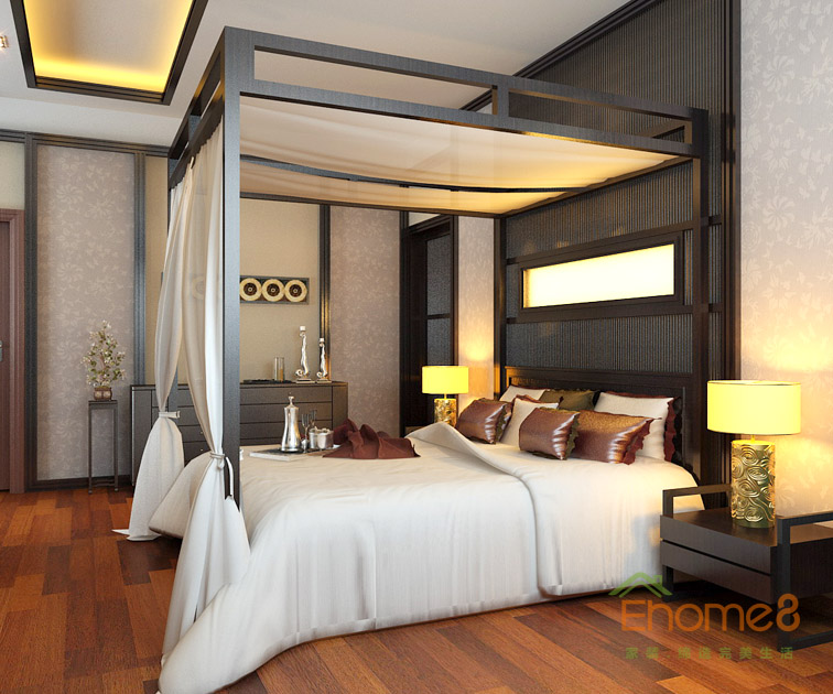 179㎡復(fù)式中式簡(jiǎn)約風(fēng)格主臥裝修效果圖63